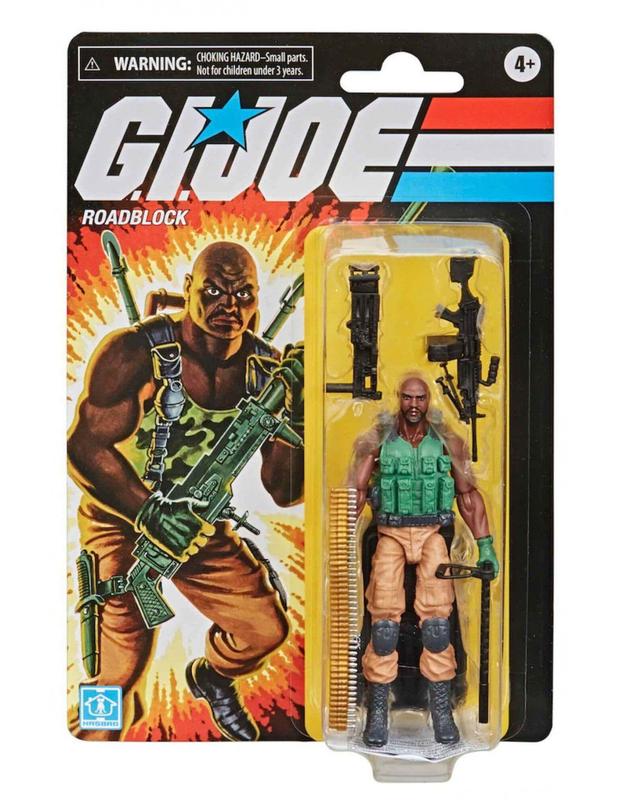 Figura G.I. Joe Retro Collection Roadblock 3.75 Hasbro E8857